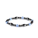 Pulsera magnética ojo de gato azul 2