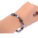 Pulsera magnética ojo de gato azul 5