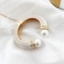 Pulsera masiva de mujer con perlas. 5