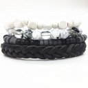 Pulsera multicapa 4 piezas 21