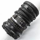 Pulsera multicapa para hombre 10 uds. 5