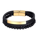 Pulsera multicapa para hombre H520 11