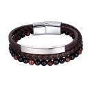 Pulsera multicapa para hombre H520 12