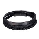 Pulsera multicapa para hombre H520 1