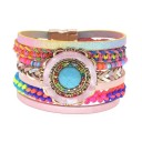 Pulsera multicapas mujer H434 15