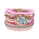 Pulsera multicapas mujer H434 30
