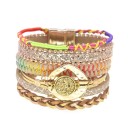 Pulsera multicapas mujer H434 9