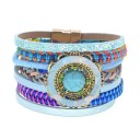 Pulsera multicapas mujer H434 11