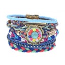 Pulsera multicapas mujer H434 28