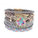Pulsera multicapas mujer H434 27