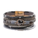 Pulsera multicapas mujer H456 1