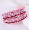 Pulsera multicapas para mujer con piedras 10