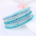 Pulsera multicapas para mujer con piedras 16
