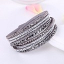 Pulsera multicapas para mujer con piedras 2