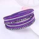 Pulsera multicapas para mujer con piedras 4