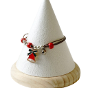 Pulsera navideña con colgante Z333 1