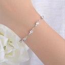 Pulsera ondulada de mujer con piedras 2