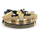 Pulseras de cuentas para mujer 3 piezas 2