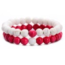 Pulseras de cuentas para parejas 2 uds. 3