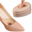 Pumppiset pohjalliset 4 kpl Beige väri Pehmeät pohjalliset pumppujen mukavaan käyttöön Vaimentaa painetta jalan etuosassa Näkymätön kengässä 4