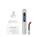 Punavalohoitolaite, taskulamppu kapealla kiinnikkeellä, 2,5 x 17 cm, 660 nm, 850 nm, 6 W LED, kipua lievittävä, ihon uudistava, USB-latausajastin 1