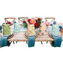 Pungi de hârtie pentru cadouri 24 buc 12 x 8 x 22 cm cu model vegetal Pungi Kraft pentru biscuiți și dulciuri cu autocolante de 3,5 cm 8