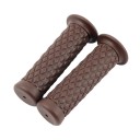 Punhos de guiador universais 125 x 24 x 34 mm Moto grip para Honda Suzuki Yamaha Kawasaki Scooters Acessórios para motociclos Cafe Racer Estilo retro 5