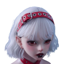 Punk Haarband mit Schnalle und Metallösen Universelle Größe Alternative Gothic Haarband Rockiger modischer Unisex-Accessoire 5