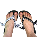 Punktierter Damen-Schal 4 × 100 cm Schmaler langer dünner modischer Accessoire Haarband Schal für den Kopf Handtaschen-Dekoration 2