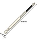 Punta PH2 antideslizante de 100 mm de longitud, con cuerpo largo y cabeza moleteada para atornillados profundos en lugares difíciles o de difícil acceso. 2
