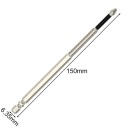 Punta PH2 antideslizante de 150 mm de longitud con cuerpo largo, núcleo reforzado y cabeza moleteada para atornillar en lugares muy profundos. 2