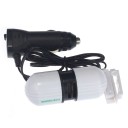 Purificador de ar para carro com clipe para grelha de ventilação Neutralização de odores Alimentação pelo isqueiro 12 V com interruptor Dimensões 3 x 6