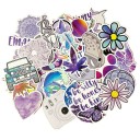 Purple Stickers 50 pcs E239 1