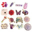 Purple Stickers 50 pcs E239 3