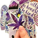 Purple Stickers 50 pcs E239 5