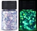 Purpurinas luminosas para resina epóxica Pigmentos para brillar en la oscuridad Colores metálicos Efectos UV Colores neón para rellenos 19