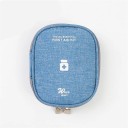 Pusta mini apteczka podróżna 11x14 cm Mała torba medyczna Pierwsza pomoc w podróży Organizer na leki do plecaka lub torebki 5