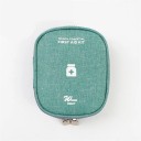 Pusta mini apteczka podróżna 11x14 cm Mała torba medyczna Pierwsza pomoc w podróży Organizer na leki do plecaka lub torebki 8