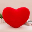 Puuvillainen sydäntyyny Pehmeä täytetty sydän koristeena sohvalle tai huoneeseen Yksivärinen pinta ilman printtiä 8