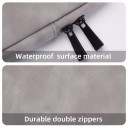 Puzdro na notebook 11 palcov Z ekokože s dvojitým zipsom 28,5 x 21,5 x 2,2 cm Vodoodpudivé S mäkkou podšívkou Pre MacBook 8