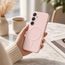 Puzdro na Samsung Galaxy S24+ s podporou magnetického nabíjania Kryt z termoplastického polyuretanu TPU Obal na mobil s magnetickým krúžkom 26