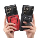 Puzdro na Samsung Galaxy S24 S vyklápacím stojanom Plná ochrana objektívu Polykarbonát a TPU Bezdrôtové nabíjanie Ochranný kryt 22