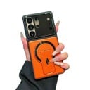 Puzdro na Samsung Galaxy S25 FE s vyklápacím stojančekom Plná ochrana objektívu Polykarbonát a TPU Bezdrôtové nabíjanie Kryt na mobil 4