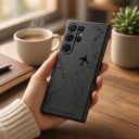 Puzdro na Samsung Galaxy S25 Lietadlo a letecká trasa na mape sveta Ohebný kryt z TPU Cestovateľský obal na mobil 3