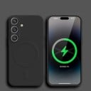 Puzdro na Samsung Galaxy S26+ s podporou magnetického nabíjania Magnetický krúžok Materiál TPU Termoplastický polyuretán Kryt na mobil 5