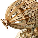 Puzzle 3D din lemn, model de aeronava, 18,5 x 12,8 x 16,5 cm, kit de construcție model DIY, asamblare manuală, jucărie decorativă pentru adolescenți și adulți, fără lipici 4