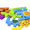 Puzzle Animali del Mondo 15 x 22,5 cm Giocattolo in Legno da Montare per Bambini da 3 Anni Sviluppo del Pensiero Logico e delle Abilità 6