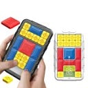 Puzzle cu alunecare magnetică 20 x 12 cm Joc de logică cu numere și imagini Teaser educațional pentru copii și adulți Antrenamentul memoriei 1