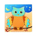 Puzzle de madeira com animal A1617 3