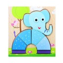 Puzzle de madeira com animal A1617 5